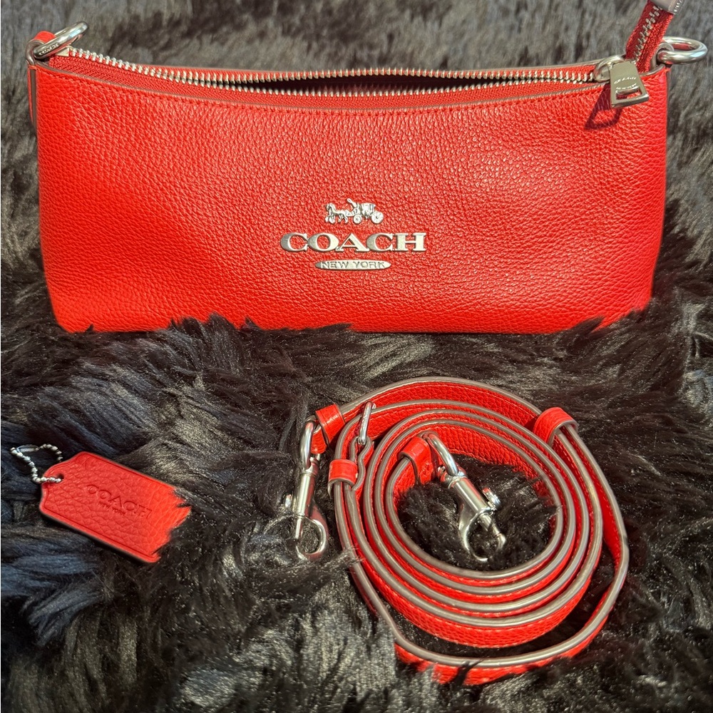 Coach Red Charlotte Bag